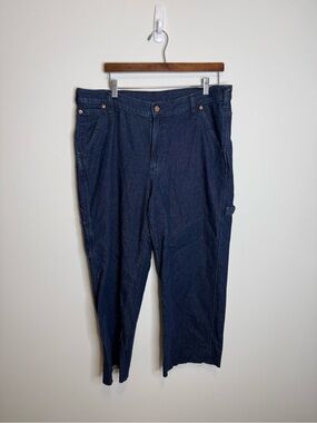 Gap 90s Loose Carpenter Mid Rise Jeans blue size 32 / 14